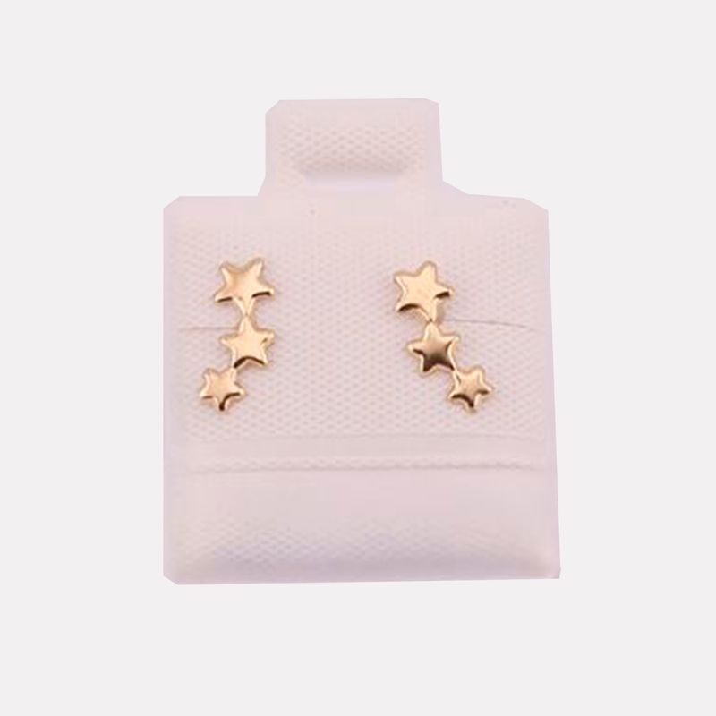 Broqueles Estrellas C. 10k  0.2g